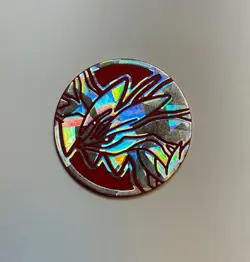 Yveltal Red Holo Coin Cracked Ice XY Destruction Rush M/NM Pokemon TCG - Image 1