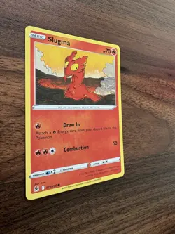 Slugma Reverse Holo - 021/196 - Lost Origin Pokemon 2022 NM - Image 3