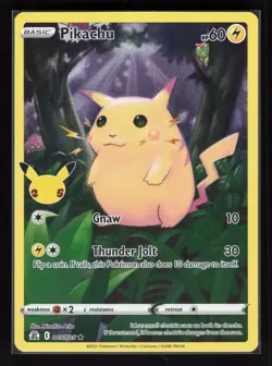 Pikachu Holo Rare Pokemon Celebrations 005/025 LP - Image 1