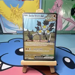 Pokemon Sandy Shocks ex 250/182 Paradox Rift Hyper Rare Holo English 220HP - Image 1
