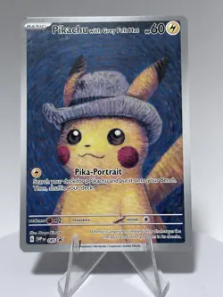 Pikachu with Grey Felt Hat 085 Sv: Scarlet & Violet Promo Cards Regular - Image 1