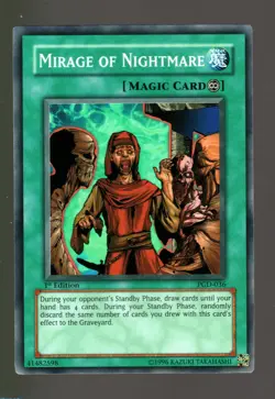 1st Edition Mirage of Nightmare Pharaonic Guardian #PGD-036 LP/NM - Image 1