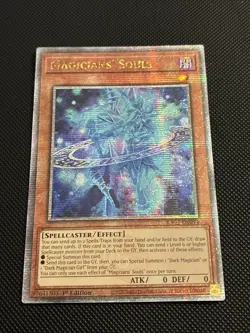 Yugioh! Magicians' Souls (QCSR) RA02-EN014 Quarter Century Secret Rare 1st Ed NM - Image 1