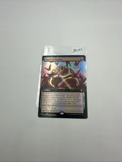 Wand of Wonder Extended Art Foil Commander Legends Baldur's Gate 584 NM Mtg - Image 1