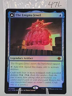 The Enigma Jewel LCI #55 Foil Extended Art LP Mythic Mtg English Artifact - Image 1