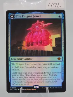 The Enigma Jewel LCI #55 Foil Extended Art LP Mythic Mtg English Artifact - Image 4