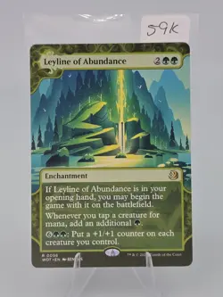 Leyline of Abundance Wilds of Eldraine: Enchanting Tales #56 Rare Mtg - Image 1
