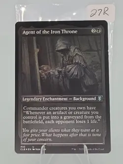 Agent of the Iron Throne 492 / 1080 CLB NM Foil Etched Mtg Magic The Gathering - Image 1