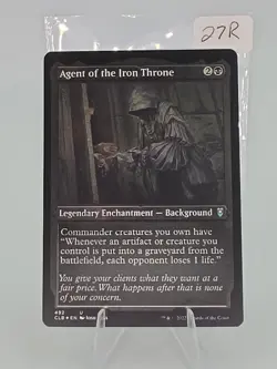 Agent of the Iron Throne 492 / 1080 CLB NM Foil Etched Mtg Magic The Gathering - Image 2