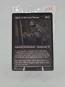 Agent of the Iron Throne 492 / 1080 CLB NM Foil Etched Mtg Magic The Gathering - Image 3