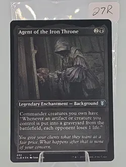 Agent of the Iron Throne 492 / 1080 CLB NM Foil Etched Mtg Magic The Gathering - Image 4