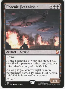 Phoenix Fleet Airship 114 Avatar: The Last Airbender Magic: The Gathering NM - Image 1