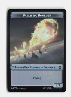 Ballistic Boulder / Soldier (0011) Token Foil Avatar: The Last Airbender MTG NM - Image 1