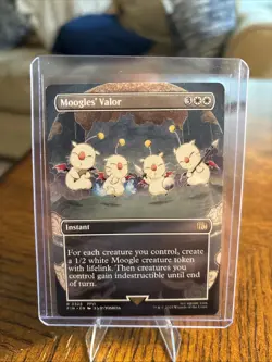 Moogles' Valor Borderless Regular Rare 0326: Final Fantasy MTG (NM) - Image 1