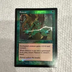 Wizards of the Coast Magic: The Gathering Rancor Foil English Green #110/143 - Image 1