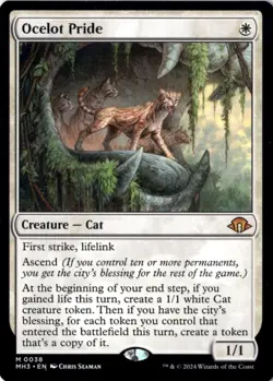 Ocelot Pride Modern Horizons 3 38 NM MTG - Image 1