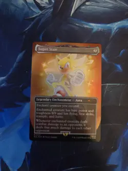 Super State Rainbow Foil MTG Secret Lair x Sonic - Image 1