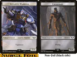 Astartes Warrior \ Cherubael Token * SURGE FOIL * #01/13 - Warhammer 40K LP MTG - Image 1