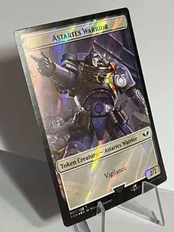 Astartes Warrior \ Cherubael Token * SURGE FOIL * #01/13 - Warhammer 40K LP MTG - Image 3