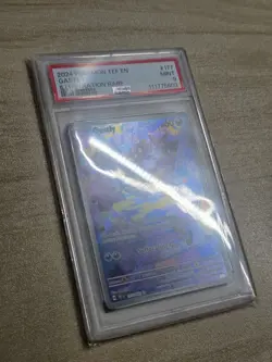 2024 POKEMON TEF EN-TEMPORAL FORCES ILLUSTRATION RARE #177 GASTLY PSA 9 - Image 5