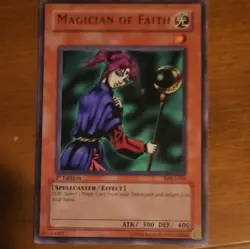 Konami Yu-Gi-Oh! TCG Magician of Faith MRD-036 1st Ed Rare 300/400 - Image 1