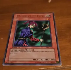 Konami Yu-Gi-Oh! TCG Magician of Faith MRD-036 1st Ed Rare 300/400 - Image 2