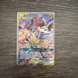 Pokemon TCG Charizard & Braixen GX Black Star Promo SM230 Holo - PROMO - Image 1