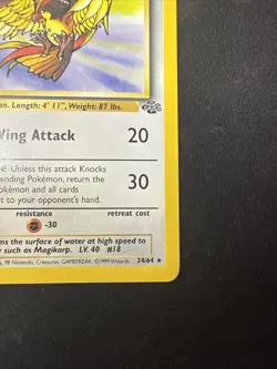 Pidgeot 24/64 1st Edition Jungle Set Pokemon Card WOTC Vintage Non Holo Rare - Image 3
