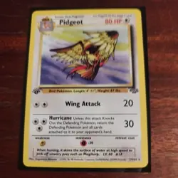 Pidgeot - 24/64 - Rare 1st Edition (Jungle) Pokemon TCG - Image 1