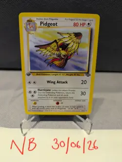 Pokemon TCG Pidgeot 24/64 Jungle 1st Edition Regular Rare 80HP Eng 1999 - Image 2