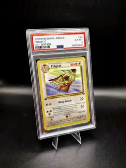 📈 PSA Graded 6 🥇 1st Edition 1999 Regular Pidgeot 24/64 Jungle Pokemon TCG Set - Image 1