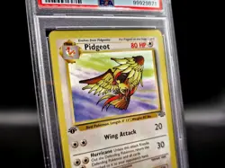 📈 PSA Graded 6 🥇 1st Edition 1999 Regular Pidgeot 24/64 Jungle Pokemon TCG Set - Image 2