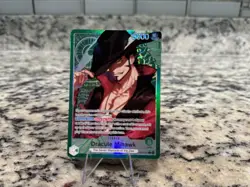 Dracule Mihawk OP14-020 Alternate Art Leader The Azure Sea’s Seven - Image 1