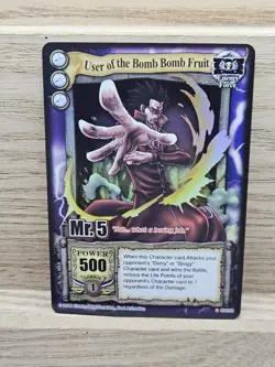 2006 One Piece Passage to the Grand Line CCG Mr. 5 BombBombfruit Foil Card CH068 - Image 1