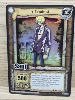 One Piece Passage to the Grand Line CCG Sanji A Feminist Foil Card CH088 (83) - Image 1