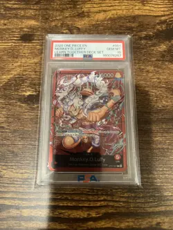 2025 One Piece Learn Together Deck Set 001 Monkey D. Luffy PSA Gem Mint 10 - Image 1