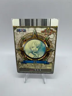 Bandai One Piece Onepy Nami C506-WR12 Crew Card Holo Japanese - Image 2