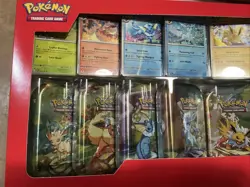 Pokemon TCG Prismatic Evolutions Costco 8 Mini-Tin Bundle Promo Cards NEW SEALED - Image 3