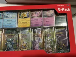 Pokemon TCG Prismatic Evolutions Costco 8 Mini-Tin Bundle Promo Cards NEW SEALED - Image 4