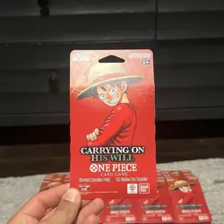 One Piece TCG OP-13 Carrying On His Will Sleeved Booster Pack Lot of 58 English - Image 2