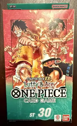 One Piece TCG Starter Deck ST-30 - Luffy and Ace English - Sealed - Image 1