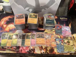 pokemon TCG white flare bulk 590 cards 6 ex, 8 pokeballs, common/uncommon/holos - Image 2