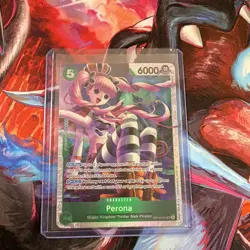 Perona OP14-033 SR The Azure Sea’s Seven One Piece Card Game English - Image 1