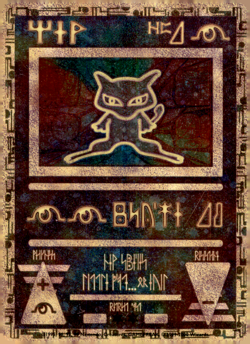Ancient Mew 1 Miscellaneous Cards & Products Holo. DAMAGE AS SEEN IN PHOTO - RB - Image 1