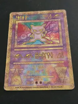 Ancient Mew 1 Miscellaneous Cards & Products Holo. DAMAGE AS SEEN IN PHOTO - RB - Image 4