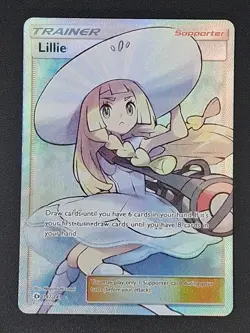 Pokemon TCG Lillie Full Art Trainer Holo Ultra Rare 147/149 Sun & Moon SM - Image 1