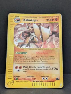 Kabutops H13/H32 Skyridge Holo Ultra Rare Pokemon TCG Nintendo 151 vintage HP - Image 3