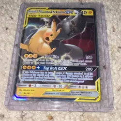 Pokemon TCG Pikachu & Zekrom GX Team Up 33/181 Holo Ultra Rare TAG TEAM 240 HP - Image 1