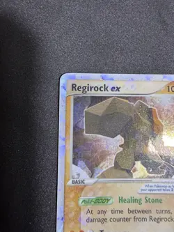 Regirock EX 98/101 Hidden Legends Holo Ultra Rare Cracked Ice Pokemon TCG - MP - Image 4