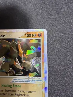 Regirock EX 98/101 Hidden Legends Holo Ultra Rare Cracked Ice Pokemon TCG - MP - Image 5